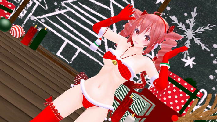 Hatsune Miku Xmas Vocaloid Erotic Dance Parody - Image 2