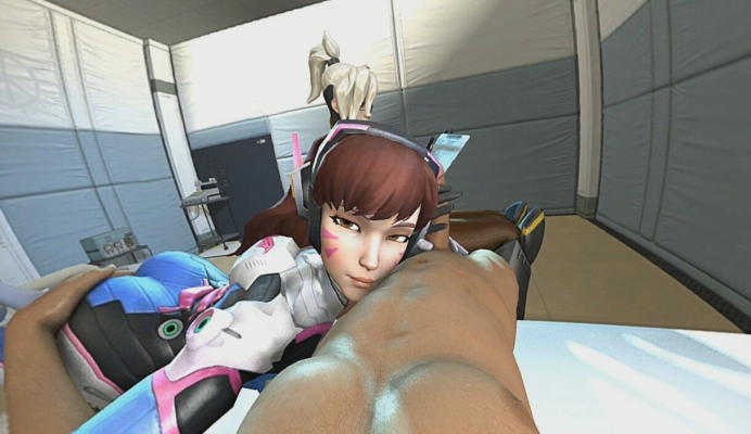 Mercy and D.Va in Sexy Doctor Parody Thrill - Image 3