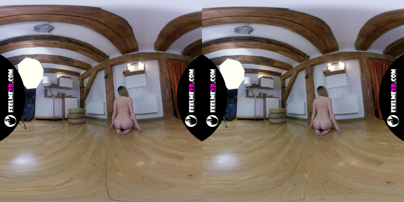 Josie In Virtual Reality Vr180 Nude Photoshoot Backstage - Image 10