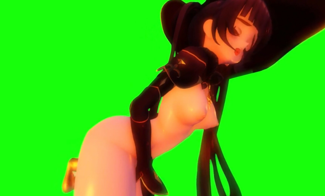 Mona's Intense Dildo Play in VR Anime - Image 1