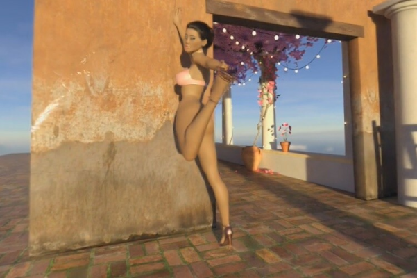 Erotic CGI Body Scan in Stunning Clouds - Image 4