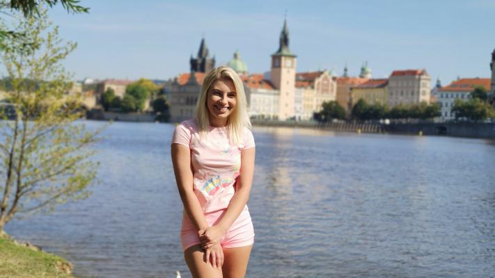 Happy Teen Lilly Bella Makes Three Guys Play Games for Her Pussy! - Part 2 - Image 1