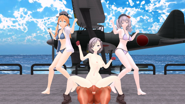 Kashima & Prinz Eugen in Sexy Dance Parody 4K - Image 1