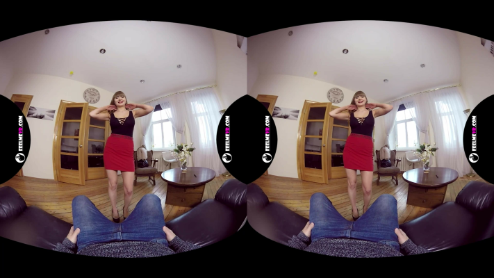Natalie Russ Sizzling Striptease in 180VR - Image 1