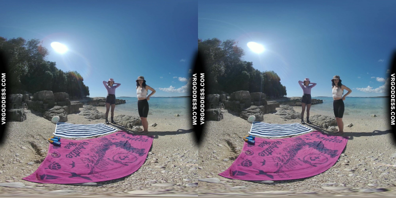 Sunny Beach Afternoon Nude Sunbathing And Searching For Shells On Vacation With Matty Josie - Image 5