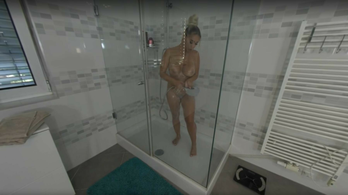 Cassandra Pentaghast: Steamy Shower Voyeur Thrill - Image 9