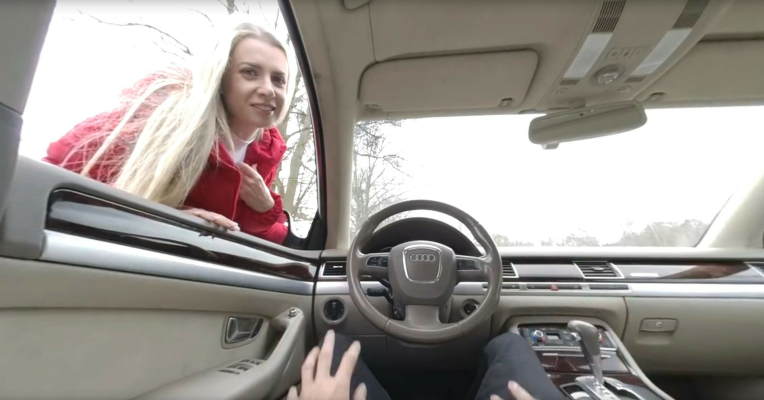 Adriana Sweet Blonde Wild Car Sex POV VR - Image 2