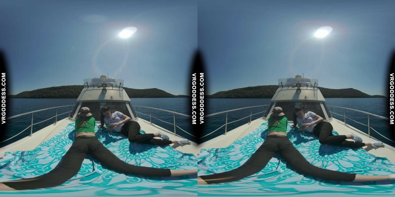 Josie and Matty Nude Yacht Sunbathing Thrill - Image 1