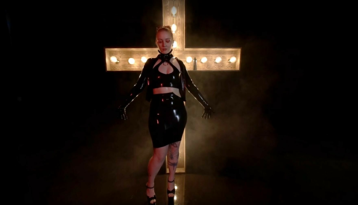 Ripping Off My Black Latex Dress - Image 7