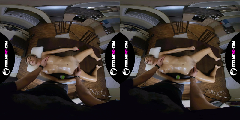 Tiffany Pussy And Tits 3D 180vr Oiled Massage - Image 9