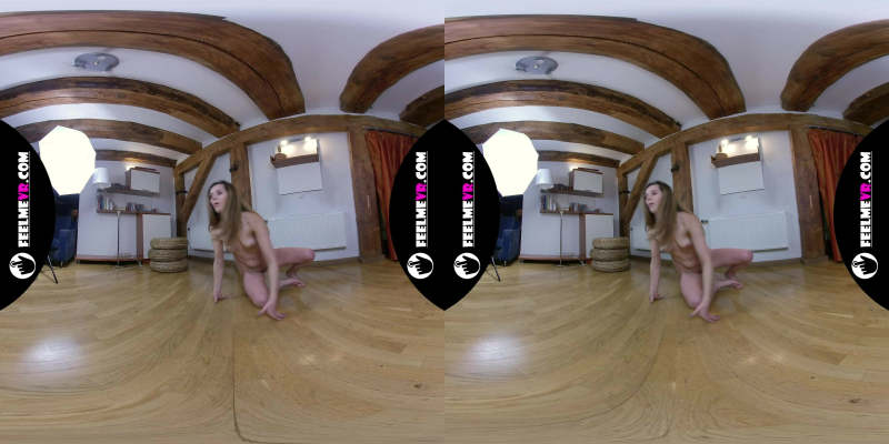 Josie In Virtual Reality Vr180 Nude Photoshoot Backstage - Image 8