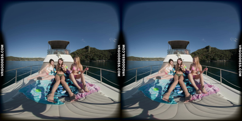 Kristina & Rebeka in Steamy Yacht Bubble Play - Image 1