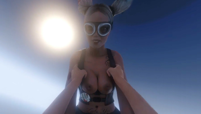 Fuck Harley Quinn skydiving shortly before opening the parachute (A XXX Parody) - Image 2