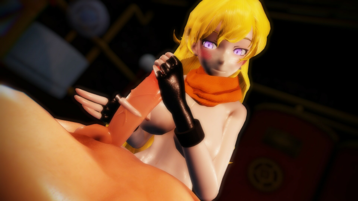 Yang's Ultimate Handjob in XXX RWBY Parody - Image 2