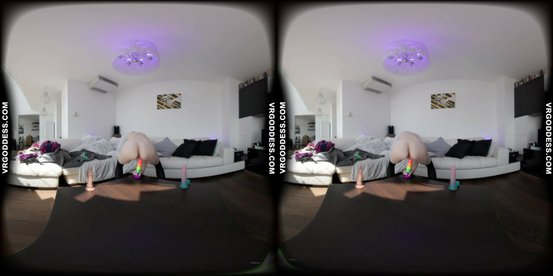 Lily Angelic Solo Dildo Play in Stunning 8K VR - Image 6