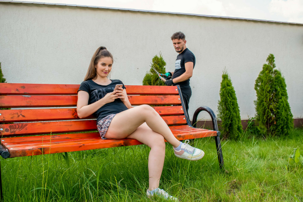 Darya & Brad - Teen girl fucks the gardener - Image 2