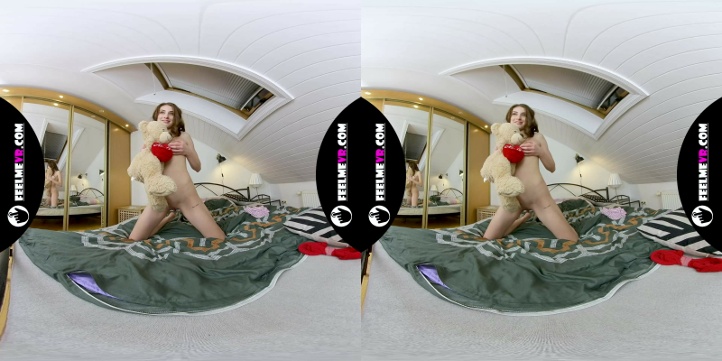 Nude Photoset Virtual Reality Backstage With Pretty Big Tits Girl Lina - Image 3