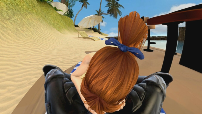 Kasumi Beachside Erotic Massage Parody - Image 4